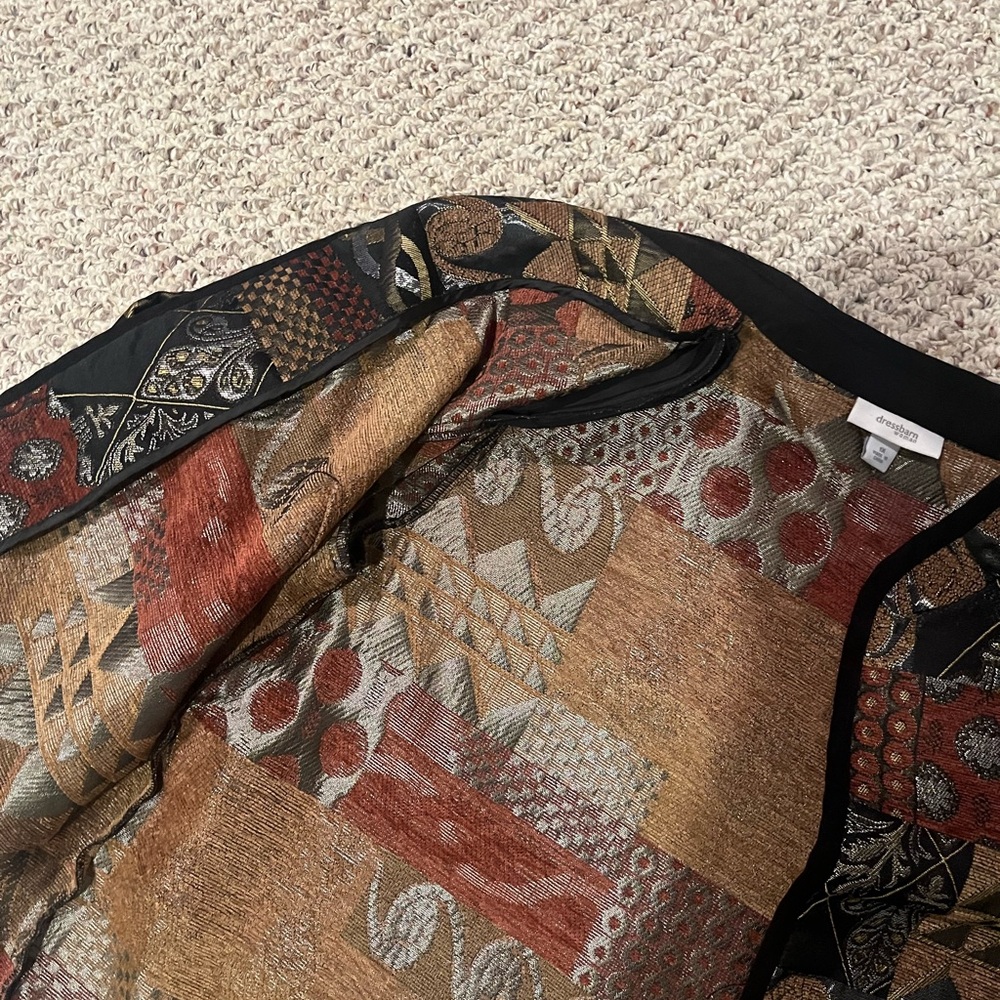 Tapestry Patchwork Jacket Dressbarn - image 5